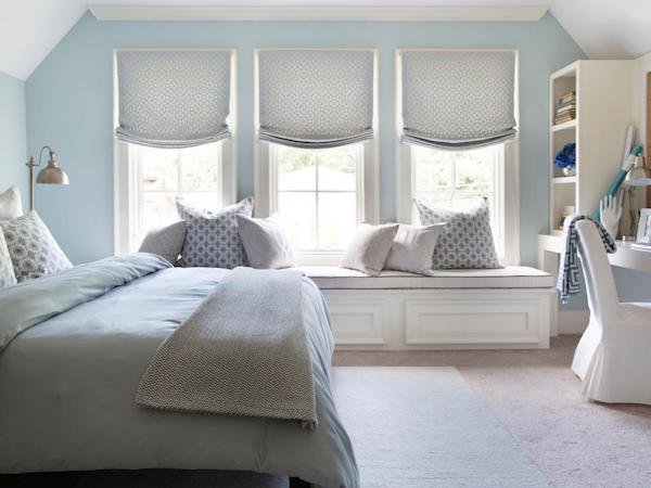 Pale Blue Bedroom