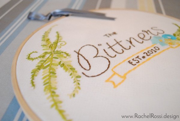 Last Name Embroidery