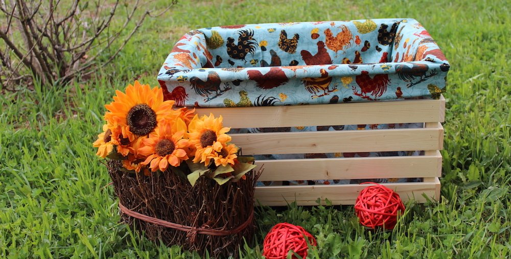 Julie- Sewing Pattern Crate Liner