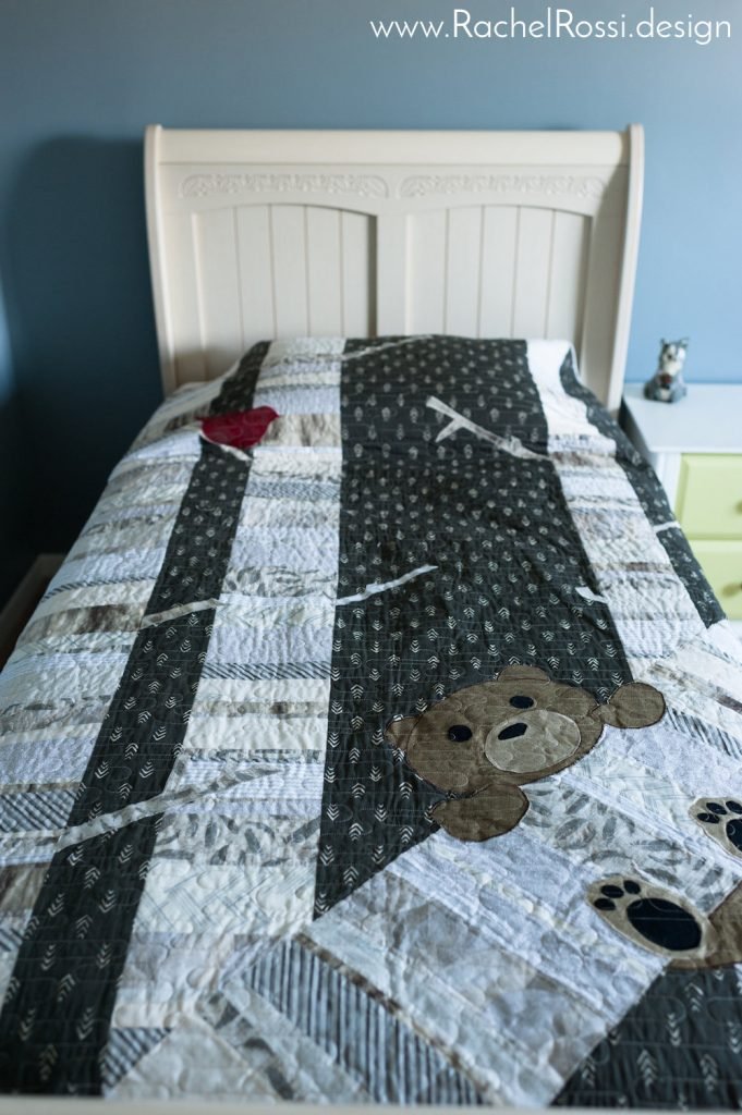 childrens bear quilt