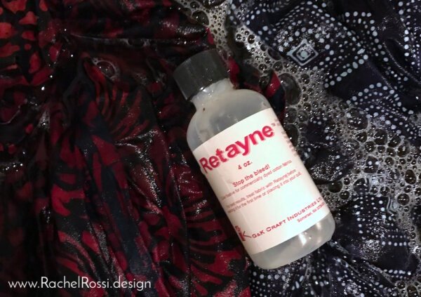 Retayne Don't Cut That Batik! Use Retayne First to Avoid Bleeding Batiks
