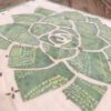Batik Succulent quilt