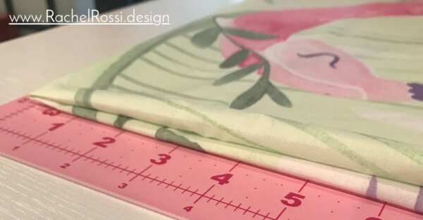 folding fabric that is too big for cutting