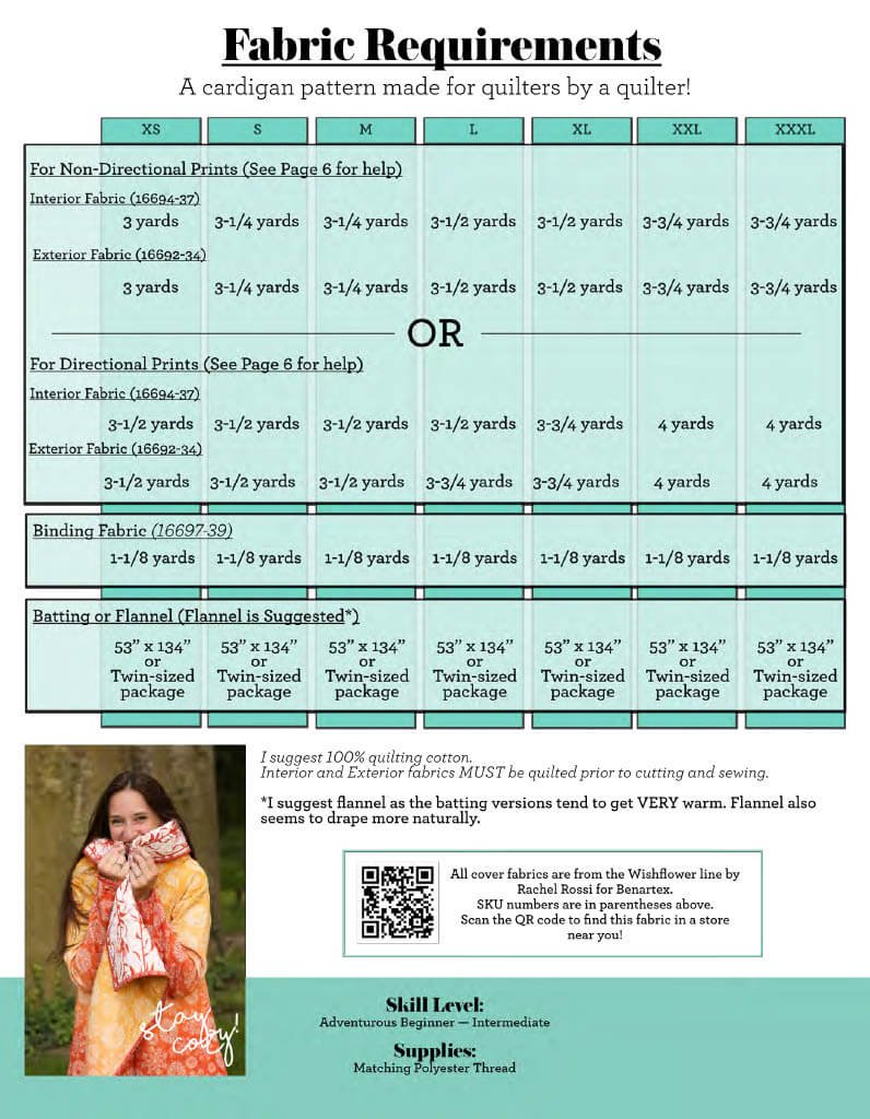 Cozy Cascade Quilted Cardigan Pattern - Image 12