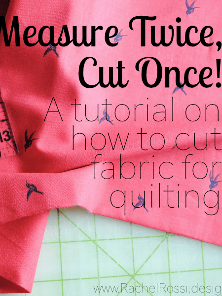 This is a great tutorial for those who are beginning to quilt or sew. It fully explains how to use a rotary cutter and mat for cutting quilt pieces.
